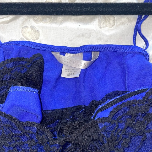 Victoria's Secret Blue Lace Chemise - Picture 3 of 3